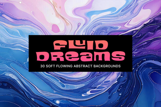 Fluid Dreams: 30 Soft Flowing Abstract Backgrounds